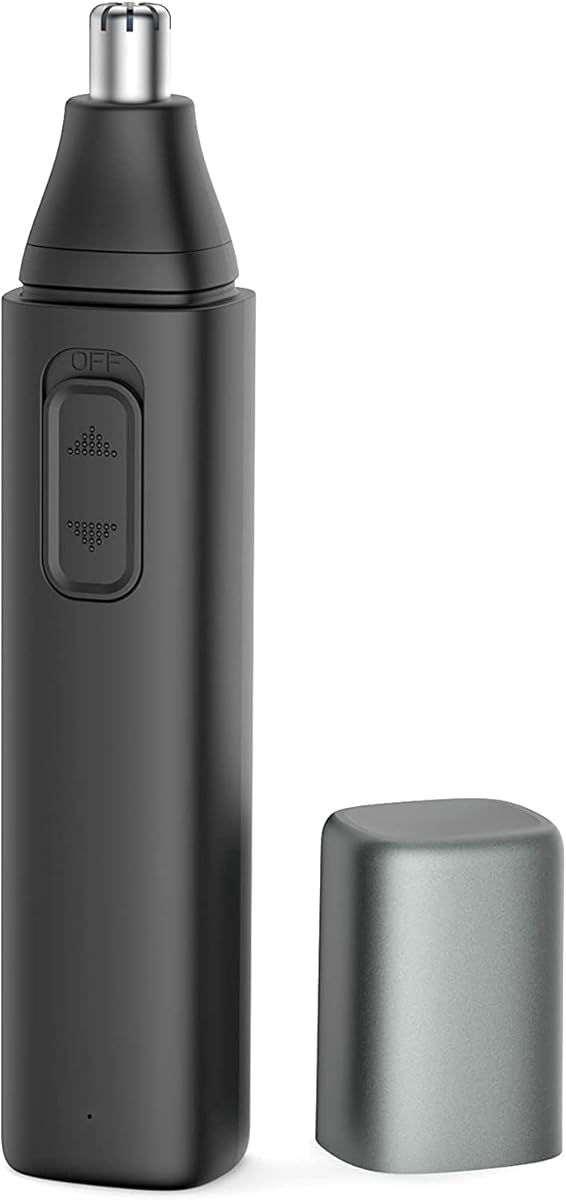 Ohr- und Nasenhaartrimmer für Männer und Frauen Schmerzfreies Entfernen der Nasenhaaren Zweischneidiger Trimmer aus Stahl Leicht zu reinigen USB Wiederaufladbar