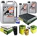 Produktbild Filter Set Inspektionspaket 7 Liter Liqui Moly Motoröl Top Tec 4200 5W-30 MANN-FILTER Innenraumfilter Kraftstofffilter Luftfilter Ölfilter
