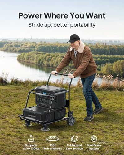 BLUETTI Solar Generator AC300 & B300K Expansion Battery, 2764.8Wh LiFePO4 Portable Power Station w/ 7 3000W AC Outlets (6000W Peak), Work with Alexa, Modular Home Battery Backup for Emergency