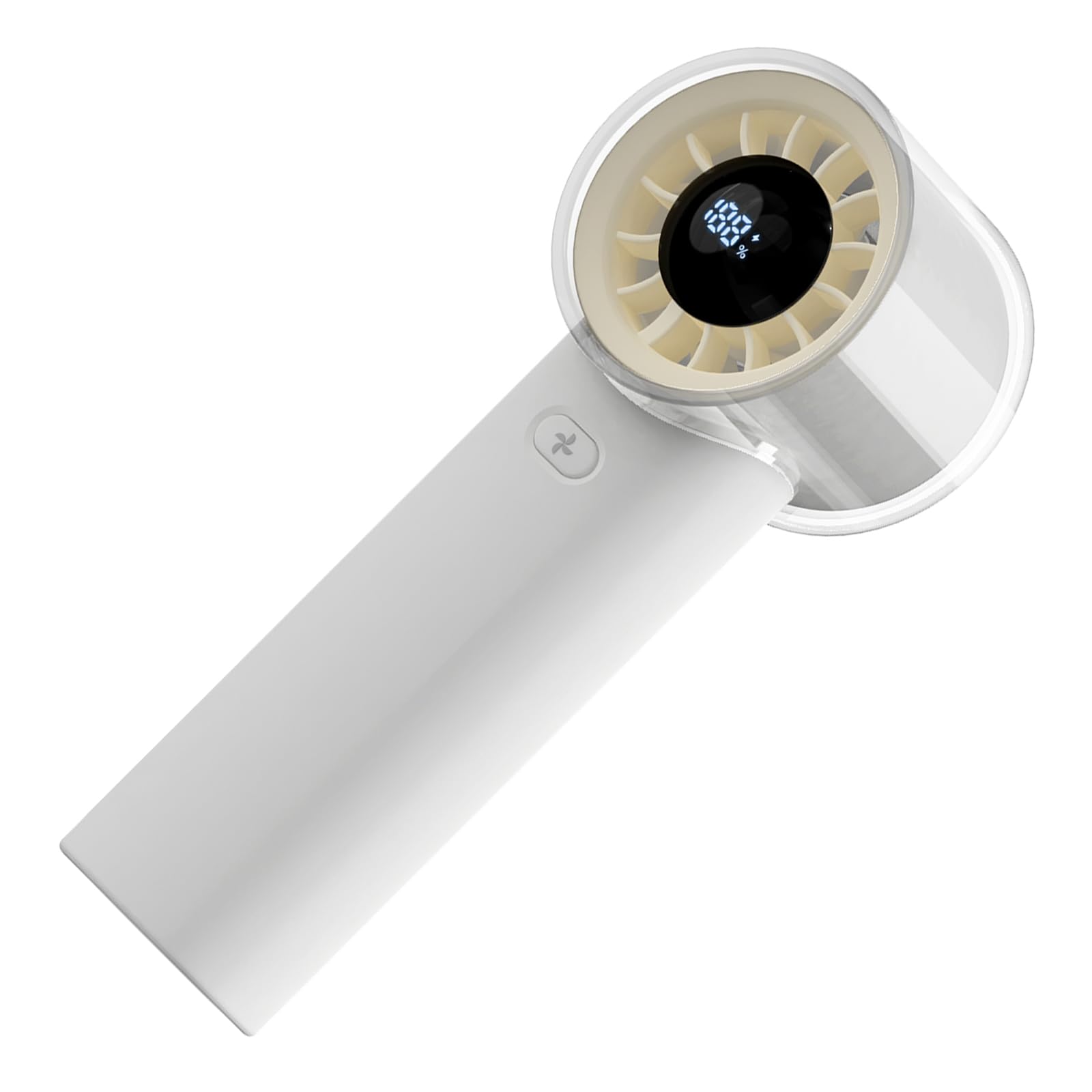 TAZIZI Ergonomic Handheld Fan Cooling Fan 3000mAh Battery Suitable for Outdoor Travel and Home Use with Adjustable Speeds Travel