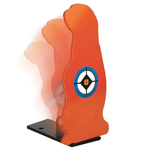 Do All Outdoors Prairie Popper Pop-Up Steel .22 Shooting Target,Orange
