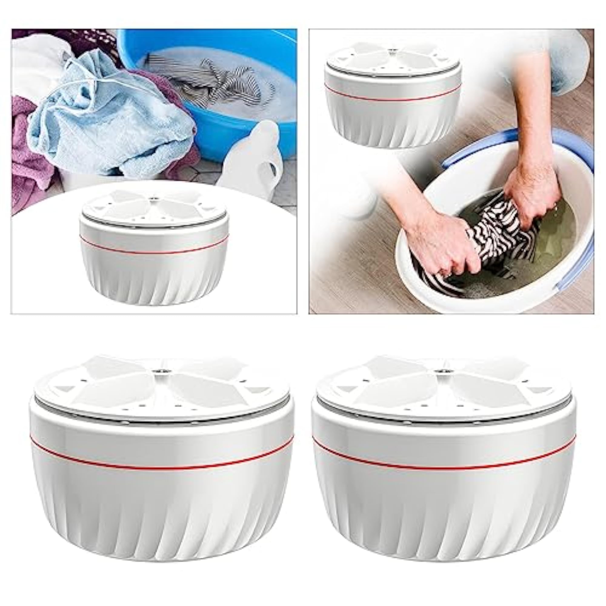 Mini Washing Machine for Household Laundry, Ideal for Bathroom & Camping
