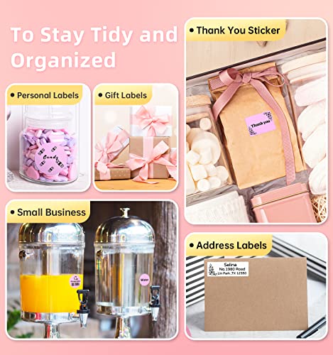 Image of M220 Label Printer, Phomemo Label Printer, 3 Inch Bluetooth Thermal Sticker Machine for Home, Office, School, Barcode Printer for Address, Shipping, Box, Cup, Compatible with Mobile Phone and PC, with