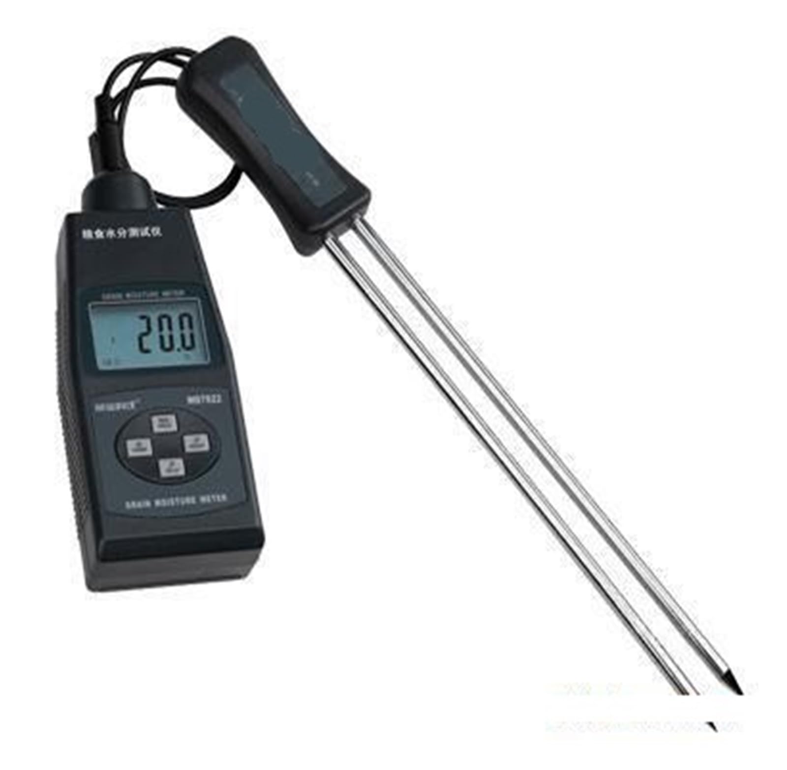 JVDDI Moisture Meter, Grain Moisture Meter, Corn, Wheat, Test Range 2%~30%, Resolution 0.5%