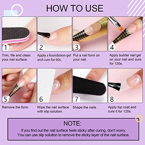 Saviland Led/U V Builder Nail Gel - 100Ml/3.5 Oz Large Capacity Clear Hard Gel For Nails, Nail Extension Gel Nail Strengthen Nail Hard Gel Builder Nail Gel Kit Nail Stuff For Diy Nail Art Manicure Set #TOP5