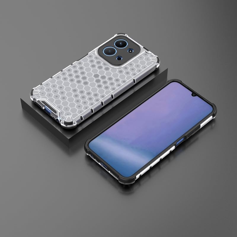 Image of Plastic Bumper Back Case Cover for Mi Redmi 15C 5G (Transparent)