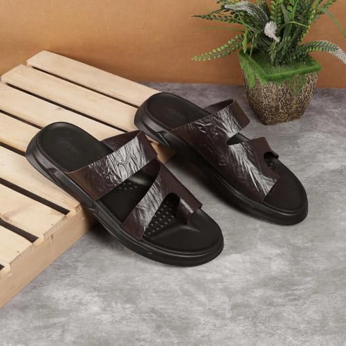 Image of Mochi Men Leather Casual Slip-on Sandal