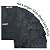 AULIGET 2-Piece Black Slate Peel and Stick Backsplash Wall Tiles, 6" x 12" PVC Faux Stone Stick on Tiles for Backsplash Kitchen, Bathroom, Laundry Room, Camper, Fireplace