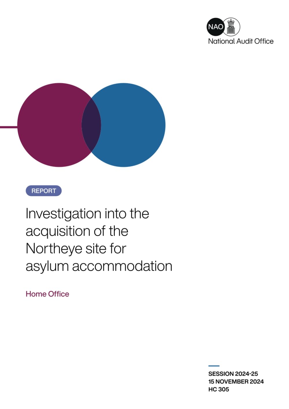 Investigation into the acquisition of the Northeye site for asylum accommodation