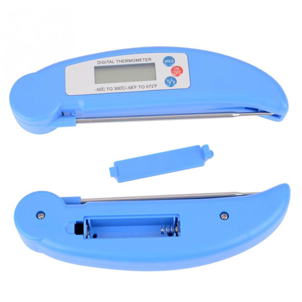 Garneck Thermometer Digital Kitchen Thermometer Fast Response Probe 50? to 300? Range Auto Shut Off No Battery Included