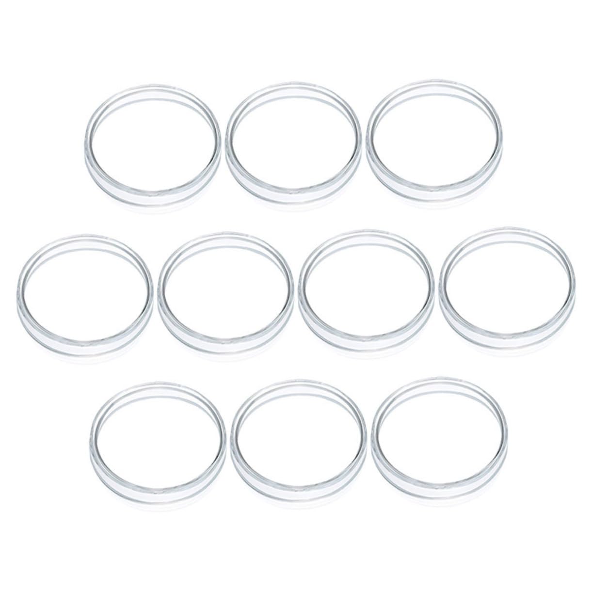 FUNOMOCYA 10pcs Plastic Petri Dish Petri Holder Agar Plates Petri Dishes with Lids Petri Tray Culture Dish Agar Culture Dishes Chemistry Petri Dish Agar Dishes Petri Plates Agar Petri Dishes