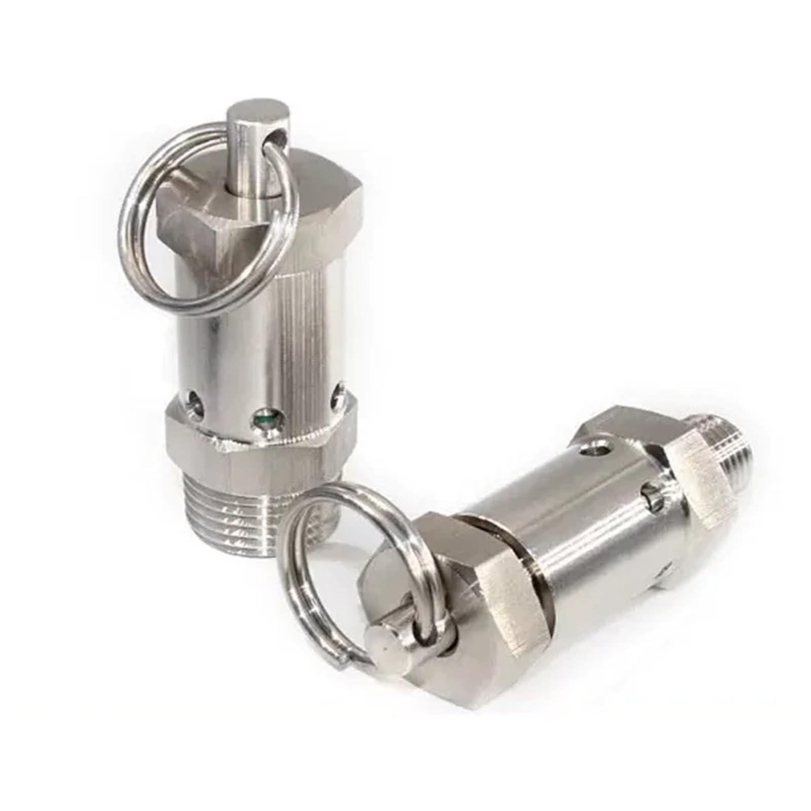 Zawór nadmiarowy ciśnienia 1/4 "1/2" Gwint 0,5-10Bar SS304 Zawory wydechowe Wylot powietrza ze stali nierdzewnej(1I2inch 133g, NPT-3 BAR)