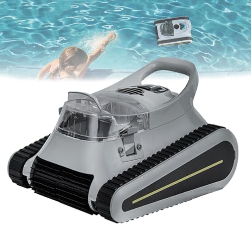 Limpiador De Piscinas Automático Robótico, área De Limpieza Máxima De 1200 Pies Cuadrados, Escala Paredes, Capacidad Del Bote De Basura De 2,6 Litros, Para Piscinas Subterráneas