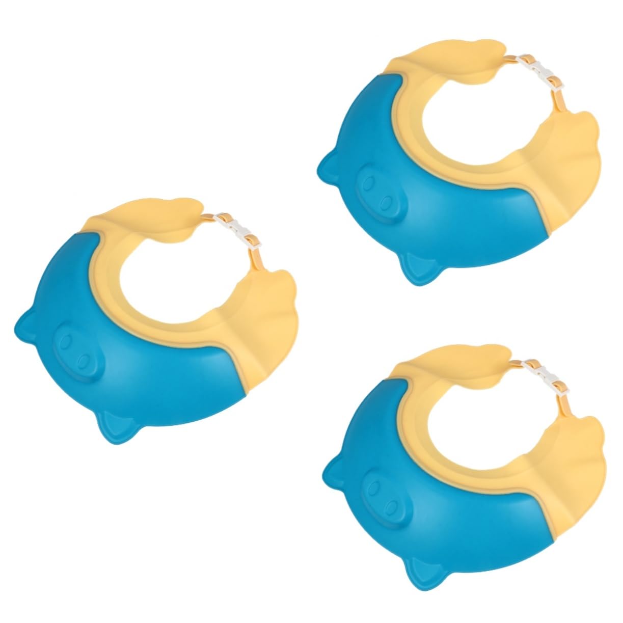 ibasenice 3 Piezas tapa de champú sombrero para el sol para gorro de baño para niños gorros de ducha gorro natacion niño gorro natación niño gorro de ducha de baño de bebe páginas