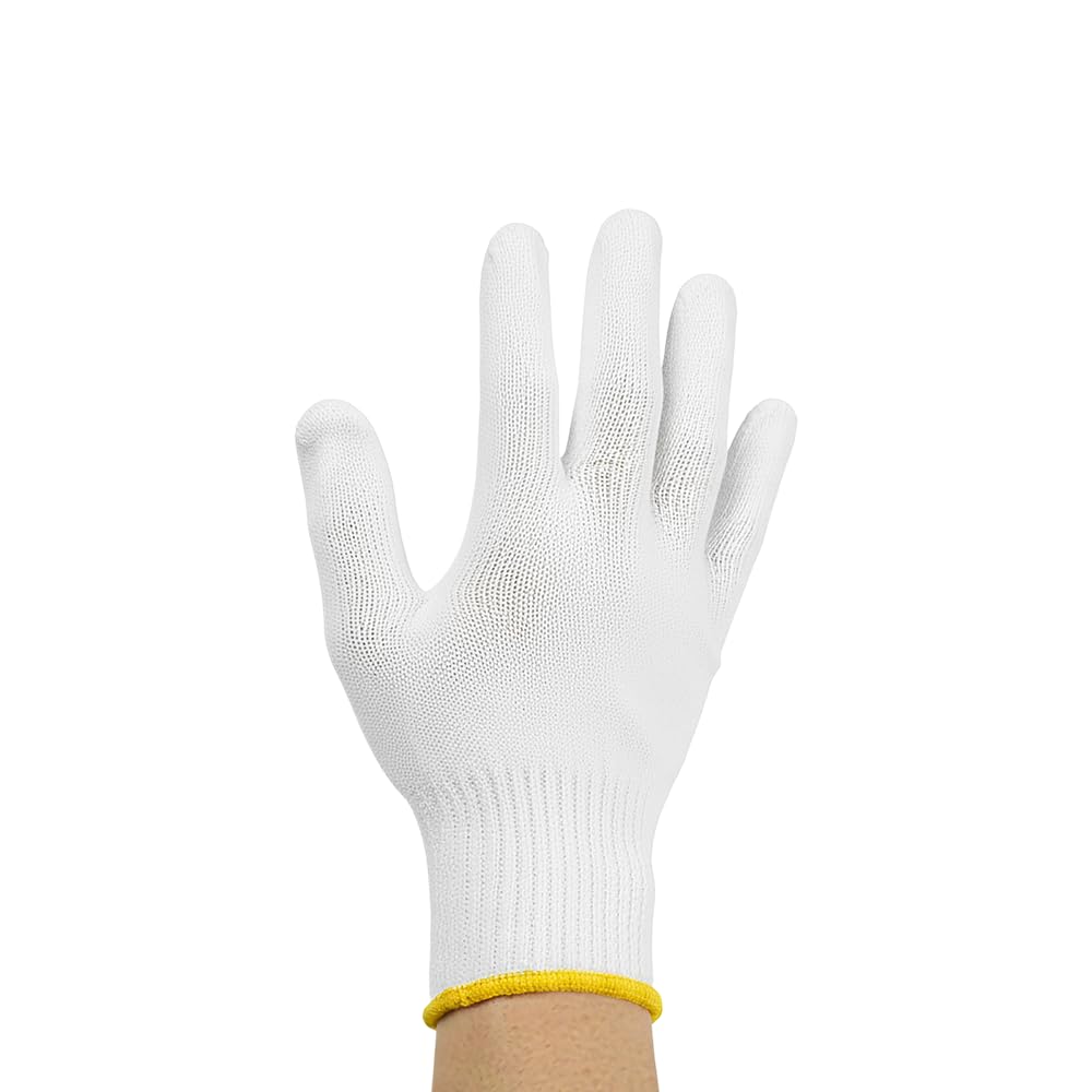 Zenport 7 Gram Nylon Full Finger Glove Liners, 12-Pair