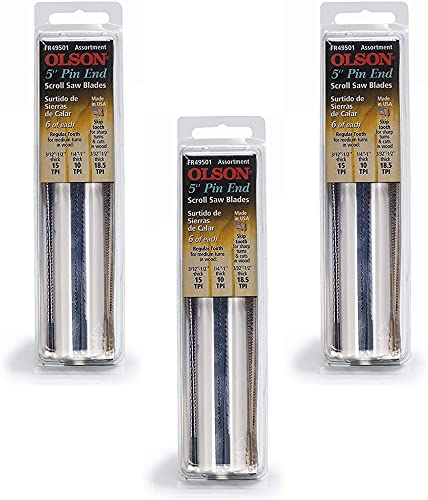 FR49501 Pin End Scroll Saw Blade (Three Pack)