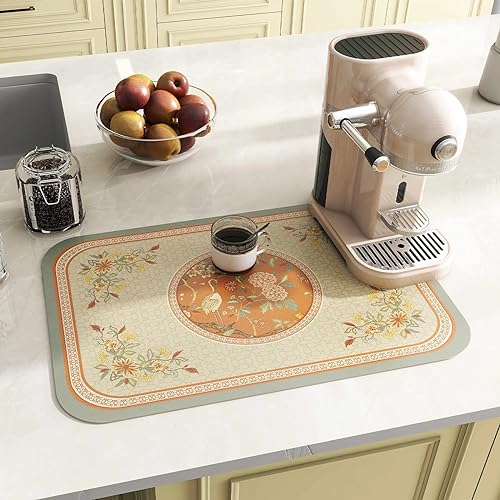 bilin gaier Vinyl Floral Vintage Placemats Set of 6,12"*17"-Mitchell by bilin gaier - Used condition - Image 4