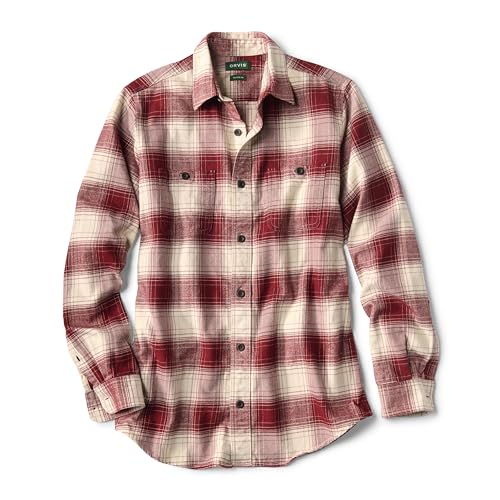 Amazon.com: Orvis Perfect Flannel Shirt for Men - 100% Brushed