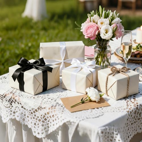Image of Bobobag 100 Sheets Ivory White Tissue Paper 20 inchX14 inch Tissue Paper for Gift Bags, Gift Wrapping Tissue, Christmas Tissue Paper Anniversary Holiday Decoration Arts Craft