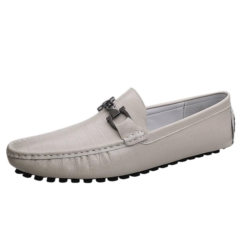 Formal Oxford Shoes for Men's Office Comfort Orthopedic Genuine Leather Pointed Toe Slip On Casual Business Anti-Slip Non Slip Rubber Sole Block Heel Dress