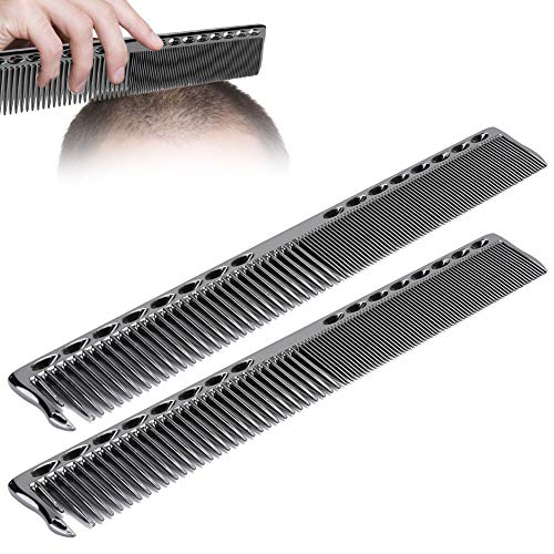 2 peines profesionales para peluquería, acero inoxidable miniatura 4