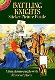 istick pico x Used Book in Good Condition Battling Knights Sticker Pic Puzzle (Dover Little Activity Books)