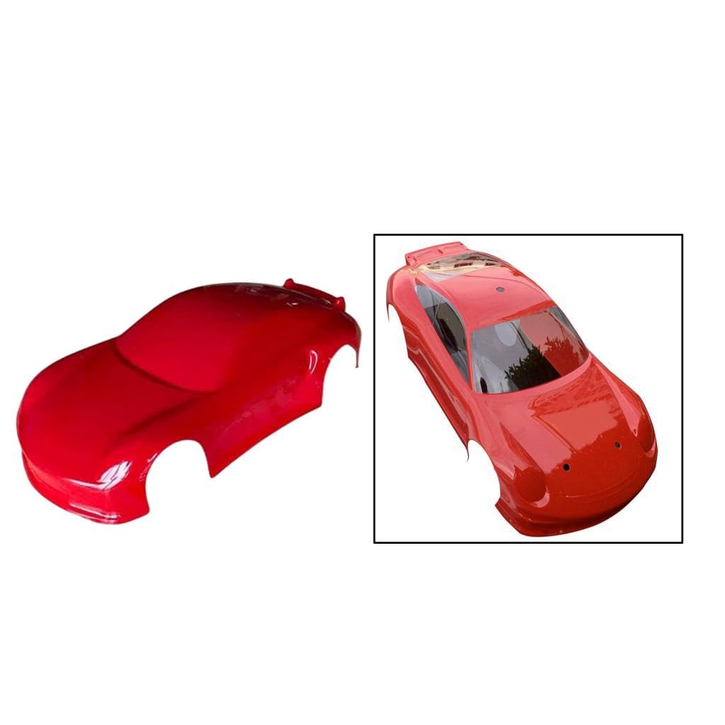 RC Karosserie 1 10 RC Auto Karosserierahmen Ersatzteil PC Hartschale mit Aufklebern Und 260mm für Familien Modellautosammlung Bastler