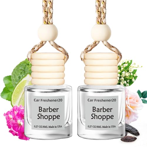 Image of Hanging Car Air Freshener, Long Lasting Scent, Cute Air Fresheners for Women, 2 Pack Non-Toxic Essential Oil Diffuser, Made in USA