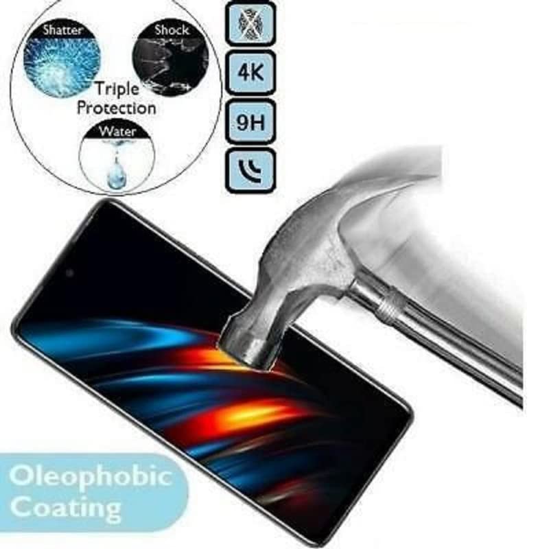 Image of Gorilla Extra Strong Premium HD+ Tempered Glass for Infinix Note 10 Pro Edge to Edge Full Coverage Anti Glare Anti Fingerprint Scratch and Oil Resistant