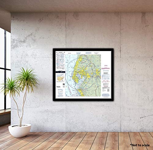 FAA Chart: VFR TAC Tampa/Orlando TTAM (Current Edition). Art Print Quality, Suitable for Framing. Current Edition Printed on Demand. Ships Rolled - Not Folded.