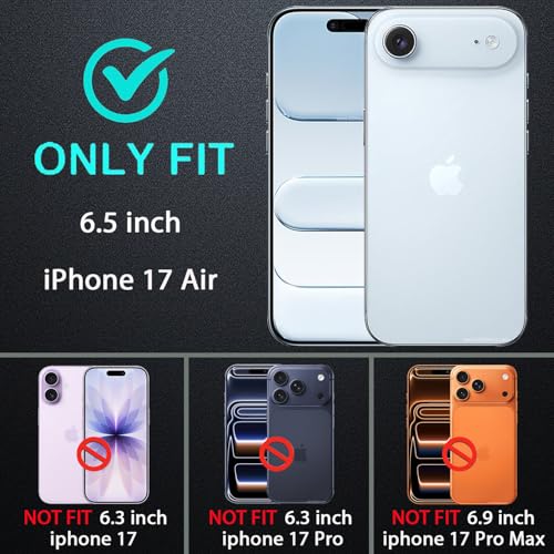 Coque iPhone 17 Air抗震 protective case solide anti-chute et poussière noire