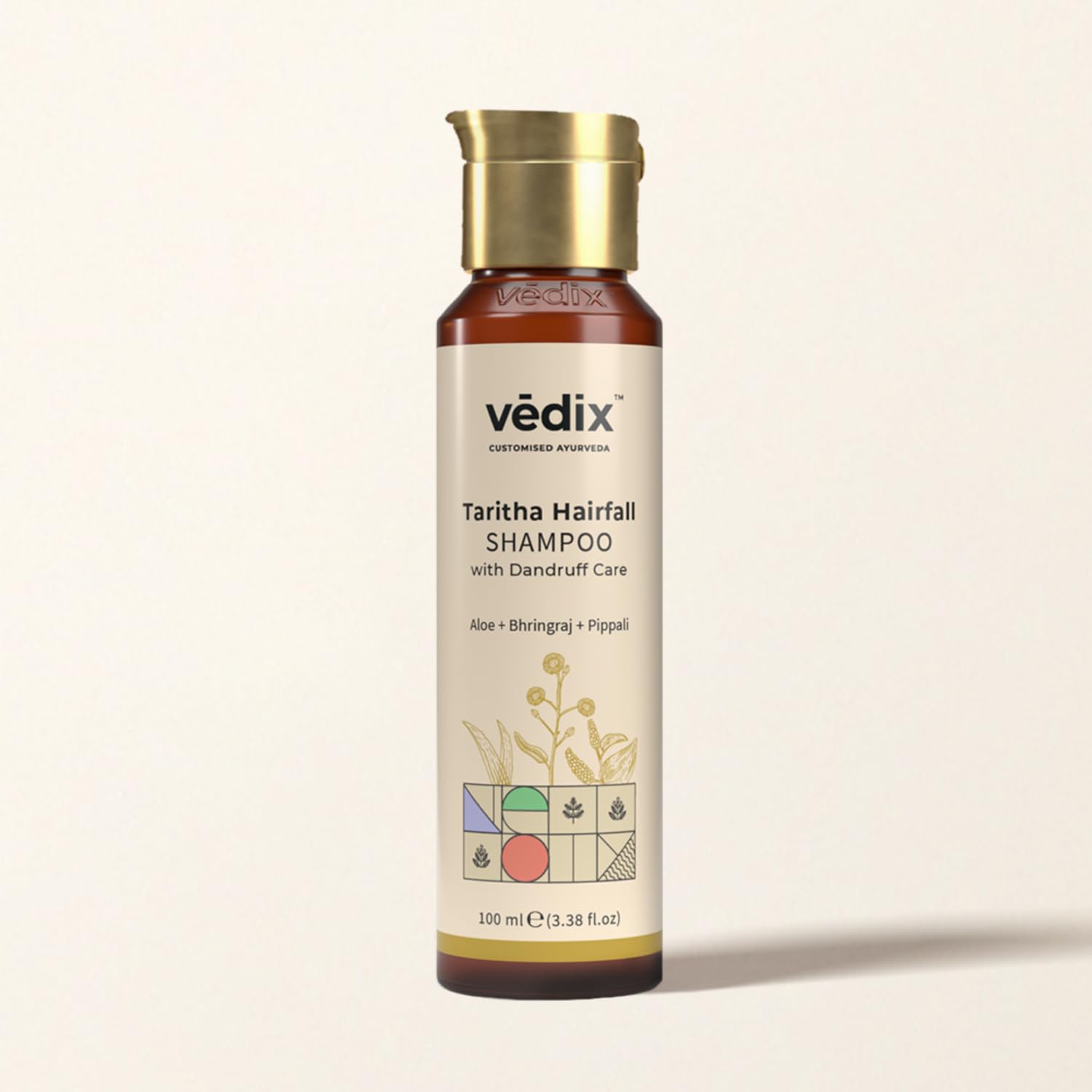 Vedix Taritha Anti Dandruff Shampoo For Women | No Sulphate Ayurvedic Shampoo For Normal Oily Hair | 100 ml