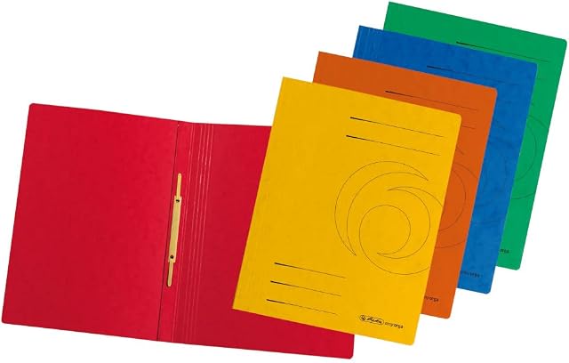 Herlitz 10902971 Płaski Pilnik, Wielokolorowy, 10 Sztuk