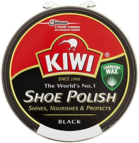 Kiwi Black Leather Shoe Polish 50Ml