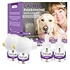 TriOak Pheromone Diffuser for Dogs: Advanced Dog Calming Diffuser - Calming Pheromones for Dogs - Dog Appeasing Pheromone - Dog Calming Diffuser for Dog Anxiety Relief, 2 Pack (Purple)