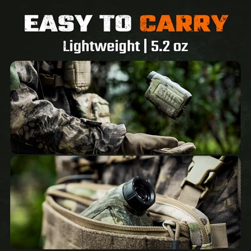 image for ACPOTEL Precision Hunting Range Finder, ±0.5yd Accuracy, 1000Yd Range