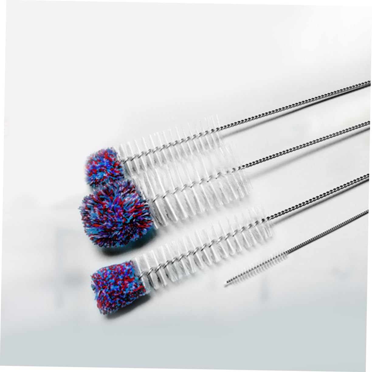 FRCOLOR 12pezzi Spazzole Per Bottiglie e Teiere Multifunzionali Per La Casa Facile Usare Bottiglie e Contenitori Dimensioni