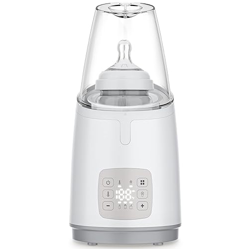 Baby Bottle Warmer for Breastmilk, Baby Food Warmer with Timer and Auto Shut Off