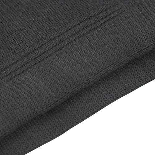 Image of Luwint Soft Knitted Knee Brace or Kids 8-10 10-12 & Youth, Black, 1 Pair | Children Patella Brace Support for Sports, Soccer, Volleyball, Basketball, Football, Gymnastics, Hiking, Running, Dance