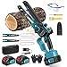 Mini Chainsaw, 8000mAh Brushless Mini Chainsaw Cordless Compatible with Makita Batteries, Automatic Lubricator 1000W Battery Chainsaws, 6 Inch Small Electric Chain Saw with 3 Chains for Cut Wood Tree