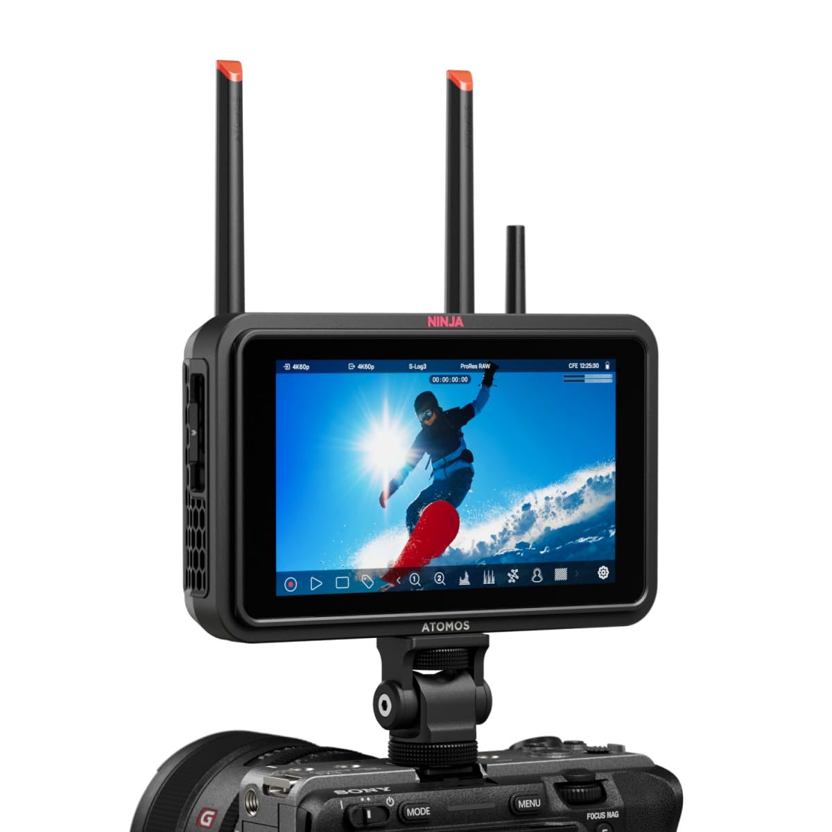 Atomos Ninja外部モニター Amazon | Atomos Ninja TX 5.2インチ 外部モニター 1500nit HDR 8K RAW