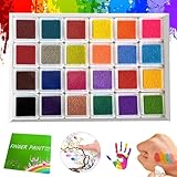 Photo Gallery zanwanxin funny finger painting kit, washable finger paint sets with book for kids, diy crafts finger paint sets, colorful and easy clean up, finger painting fortoddlers 1-3 (square - 24 colors) Photo Gallery zanwanxin funny finger painting kit, washable finger paint sets with book for kids, diy crafts finger paint sets, colorful and easy clean up, finger painting fortoddlers 1-3 (square - 24 colors)