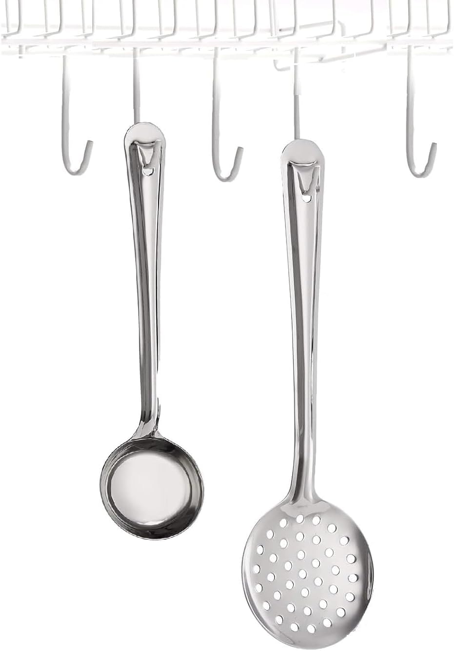 Stainless steel Skimmer Ladle Kitchen spoon For Serving And Cooking Tableware Serveware- Pack Of 2 Pieces