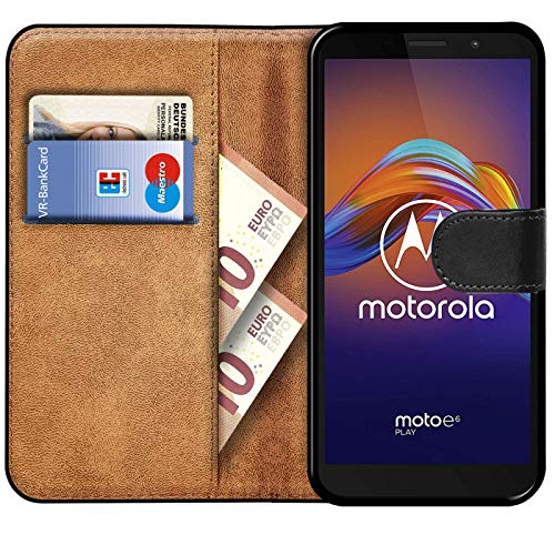 Verco Wallet Case for Motorola E6 Play Book Cover with Magnetic Closure compatible with Motorola Moto E6 Play Flip Case with Card Slots Faux Leather - Image 2