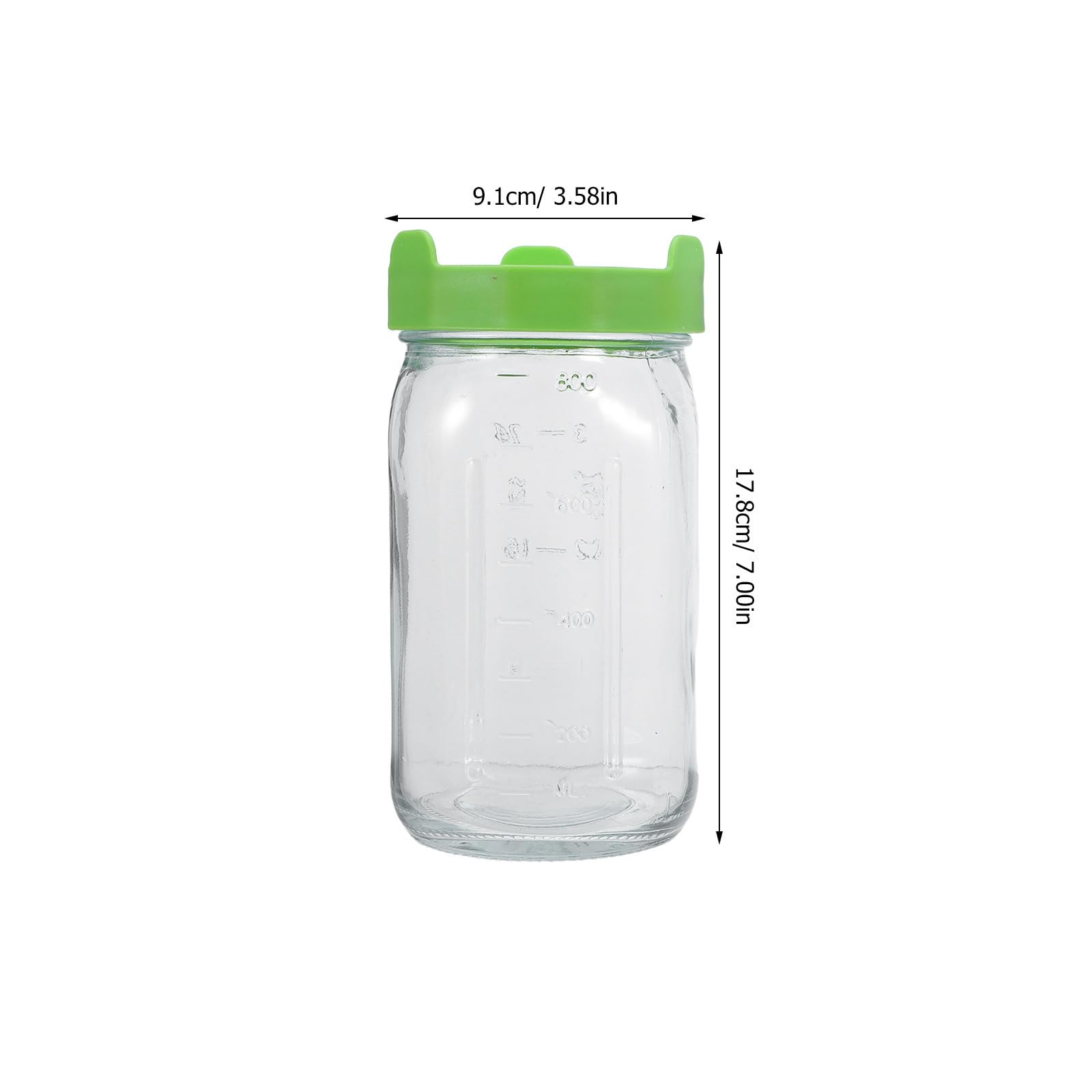 LALAFINA 2 Pièces Kit de Germination en Verre avec Bocaux Mason pour Graines, Couvercles Drainants, Manchons Occultants, pour Cultiver des Microgreens la Maison