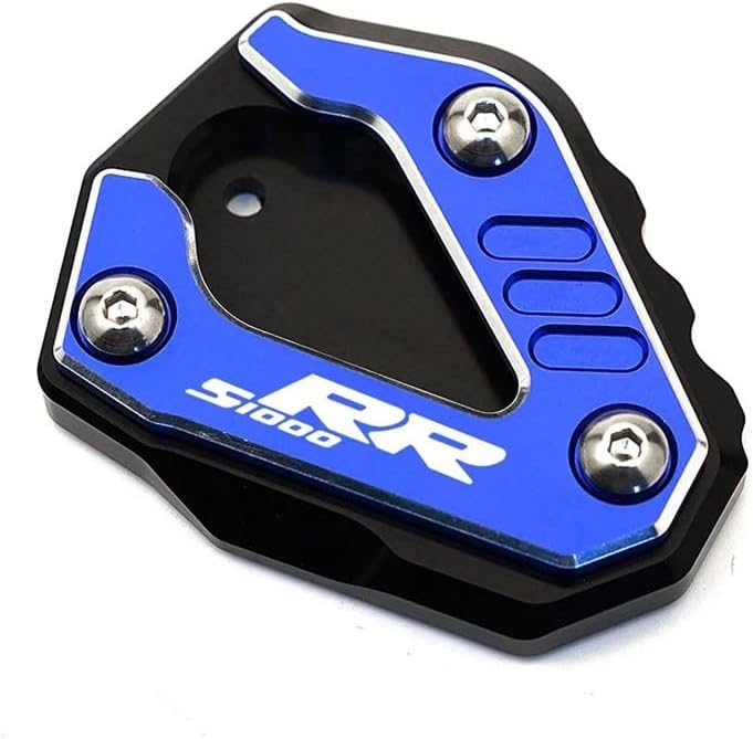 Motorcycle Foot Plate Pad for B&MW S1000RR S1000 RR S 1000 RR 2019-2022 2023 Motorcycle Accessories Kickstand Foot Side Stand Extension Pad Support Plate