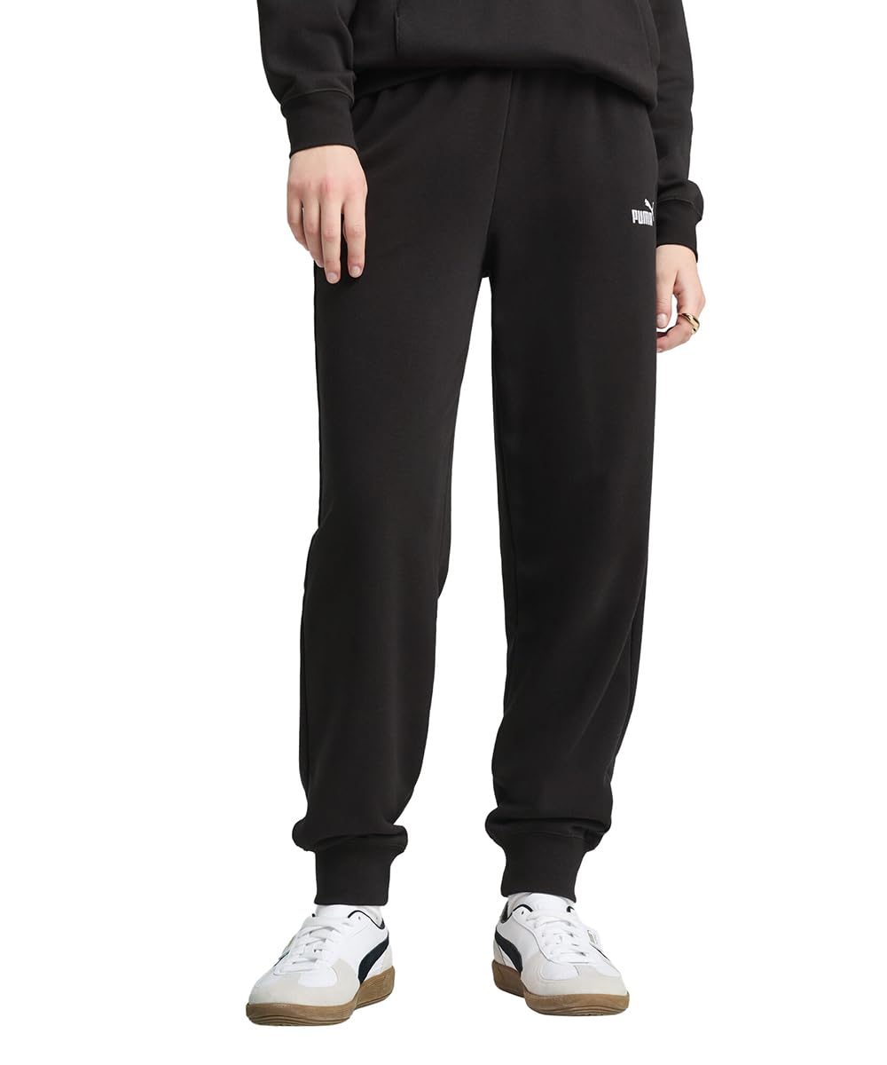 Puma Damen Gestrickte Hosen ESS Small No. 1 Logo Comfort High-Waist Sweatpants Tr Cl