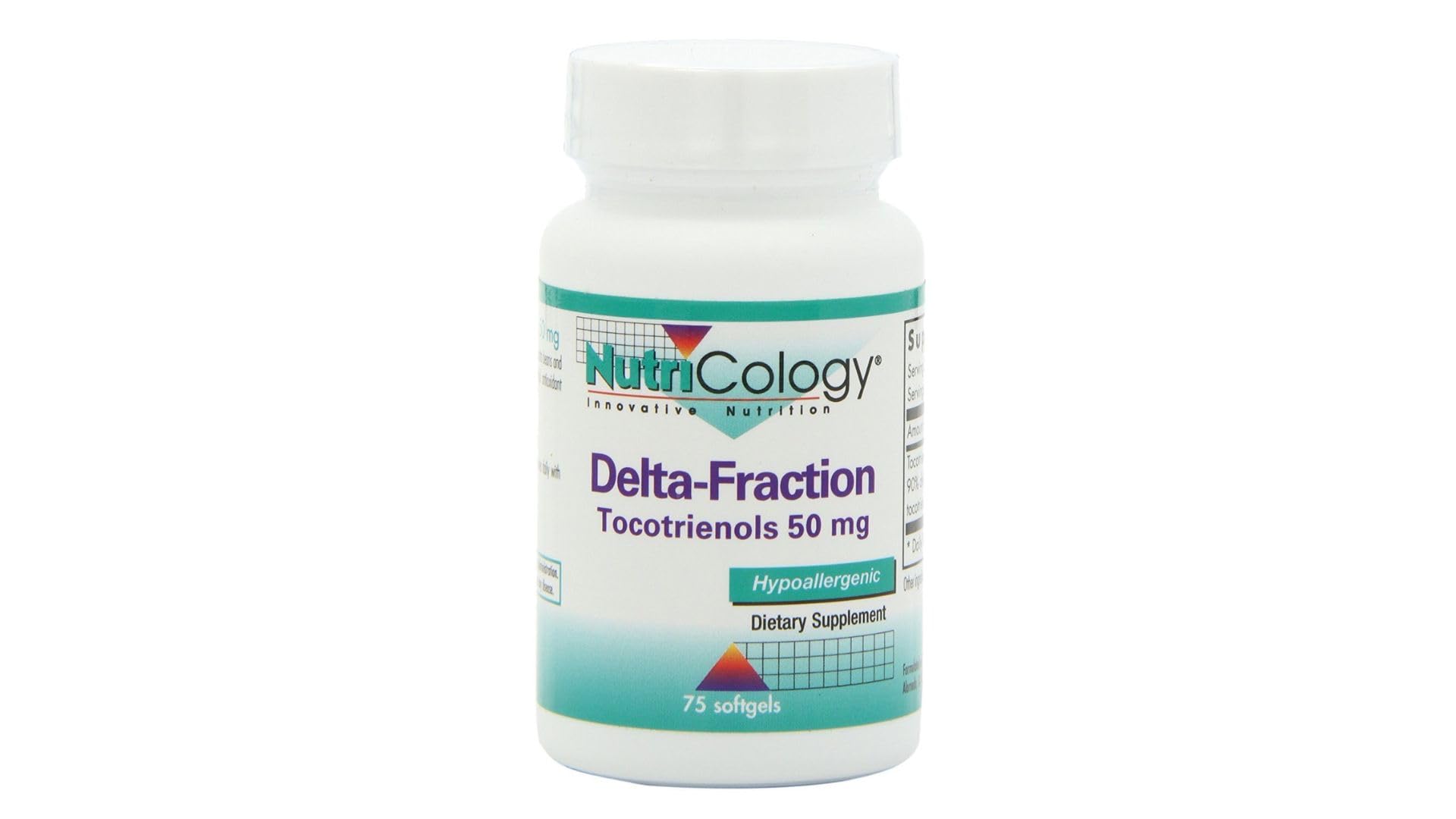 Nutricology Delta Fraction Tocotrienols 50mg Softgels - 75 Count