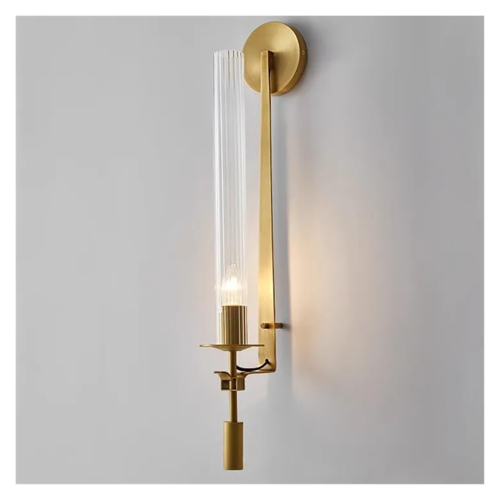 VDOQTLJT Modern LED Wall Lamps Fixture Sconce Aisle Bedroom Living Room Decoration Background Decor Brass Light Chandelier(Gold,Warm light)