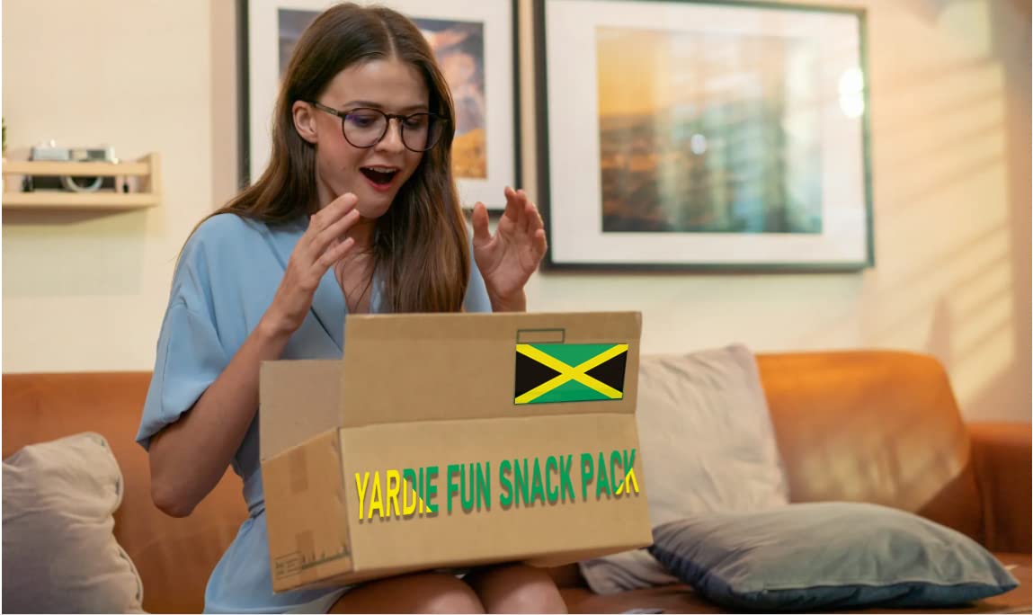 Jamaican Yardie Fun Snack Mix Variety Pack, 22 Count - Banana Chip, Catch, Bun, Cheese Trix